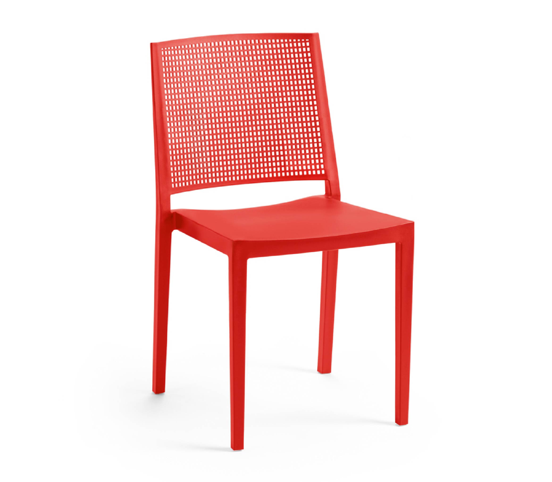 TENSAI_FURNITURE_GRID_CHERRY_405 Polypropylene chair
