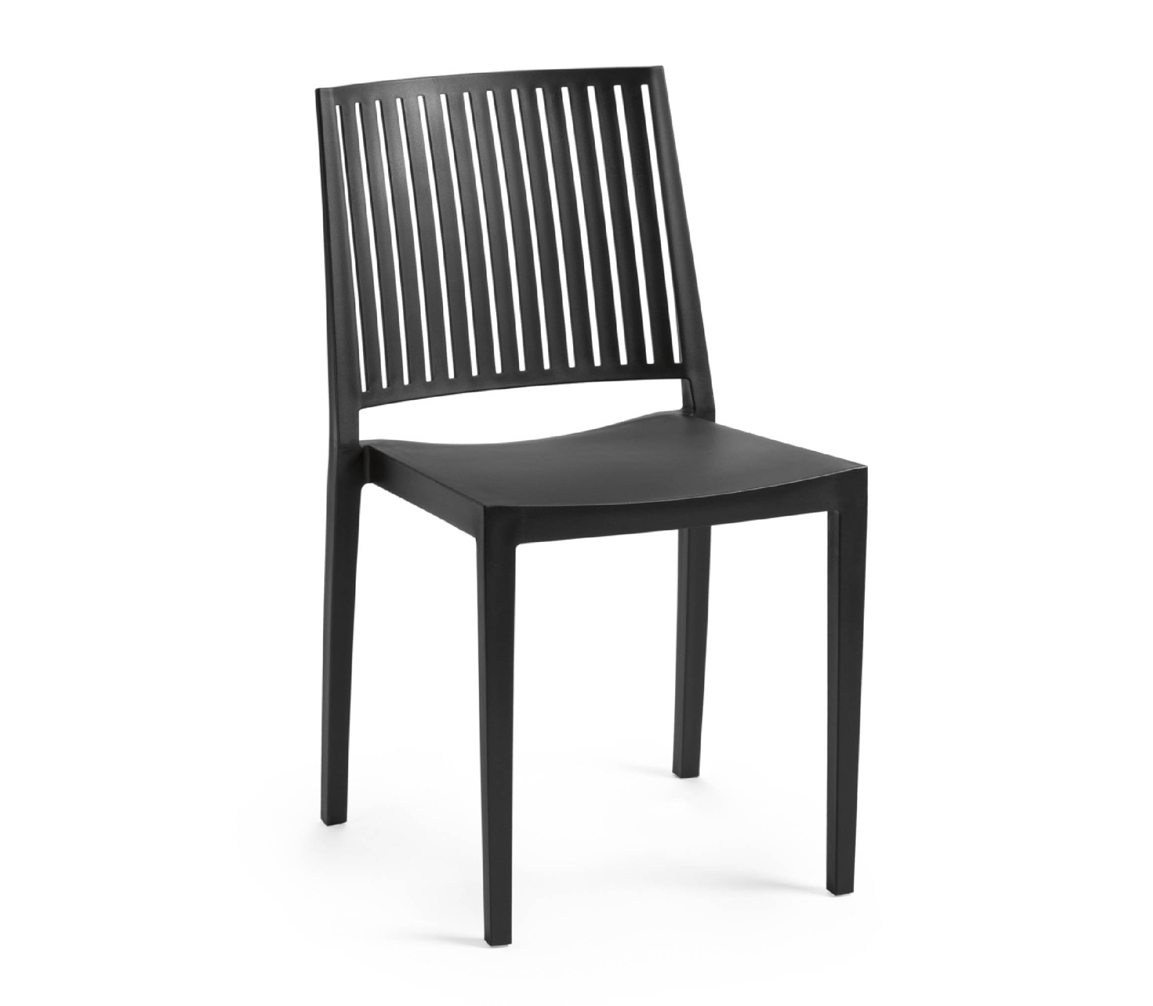 TENSAI_FURNITURE_BARS_BLACK_900 Polypropylene chair